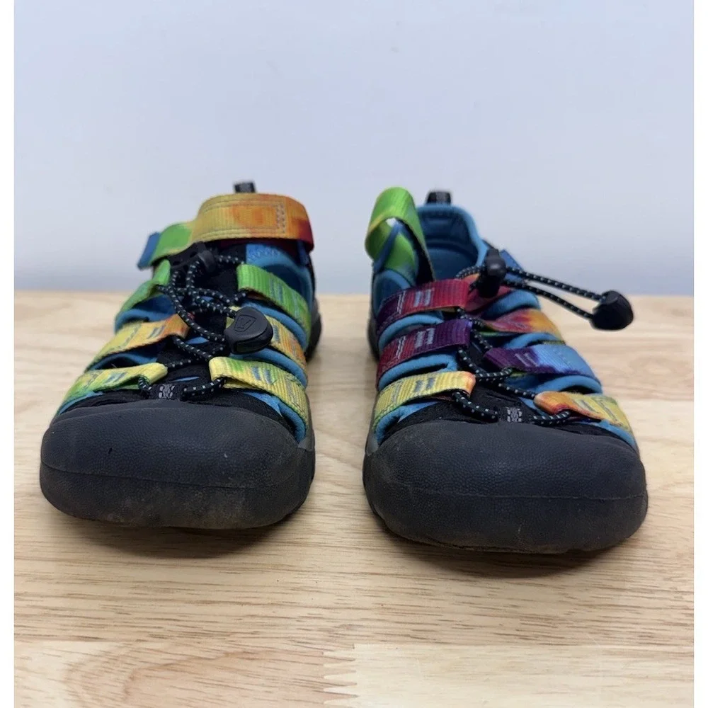 KEEN Kids Sandals Size 2 US Rainbow Strap Closed Toe Water Hiking Shoes #14